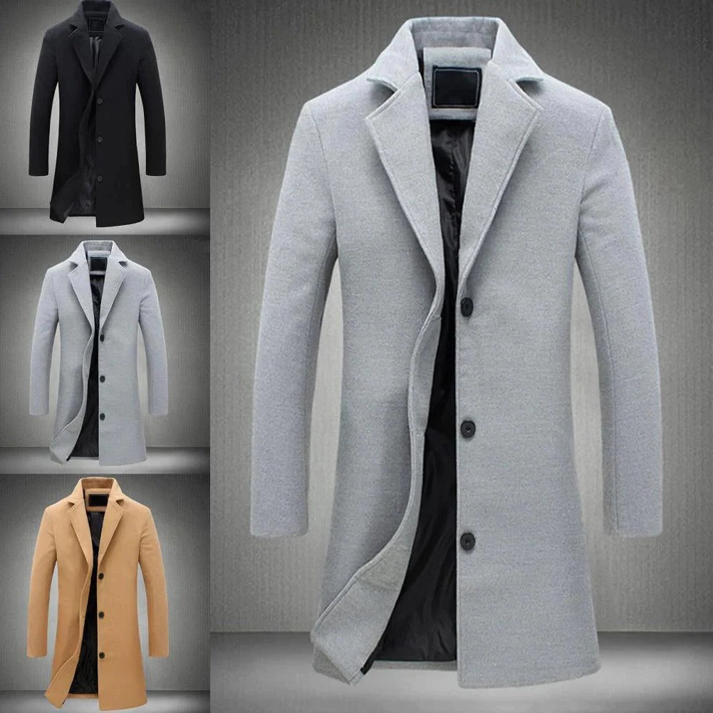 Stylish Long Men's Winter Jacket for Ultimate Warmth