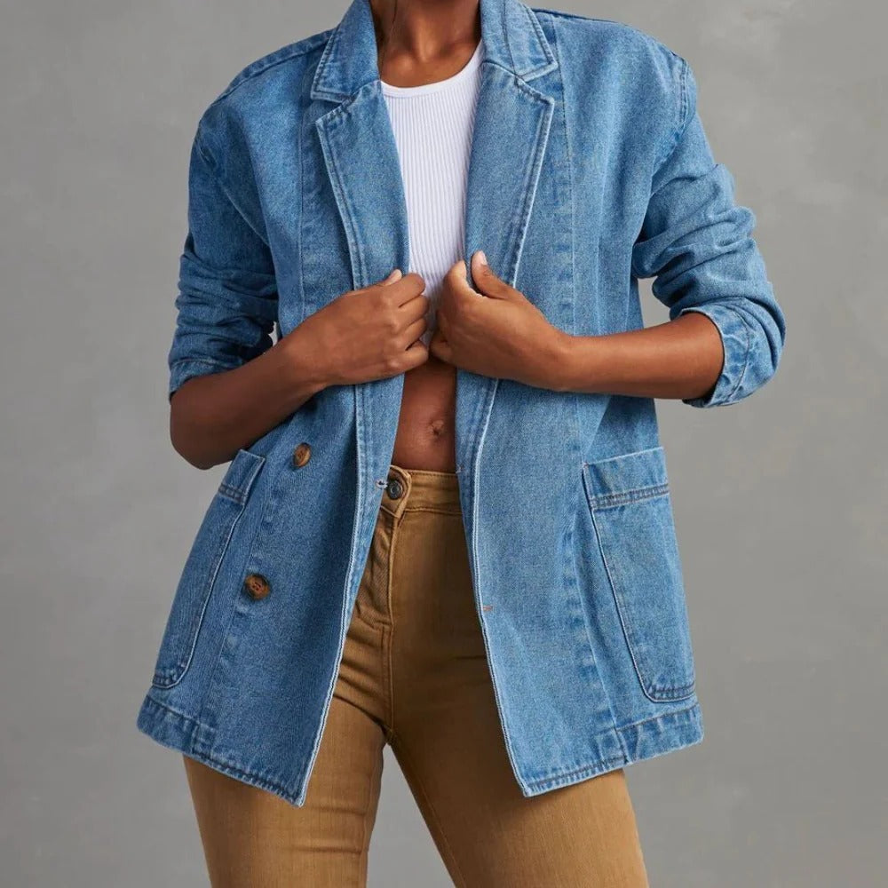Chic Women’s Denim Jacket for Effortless Style