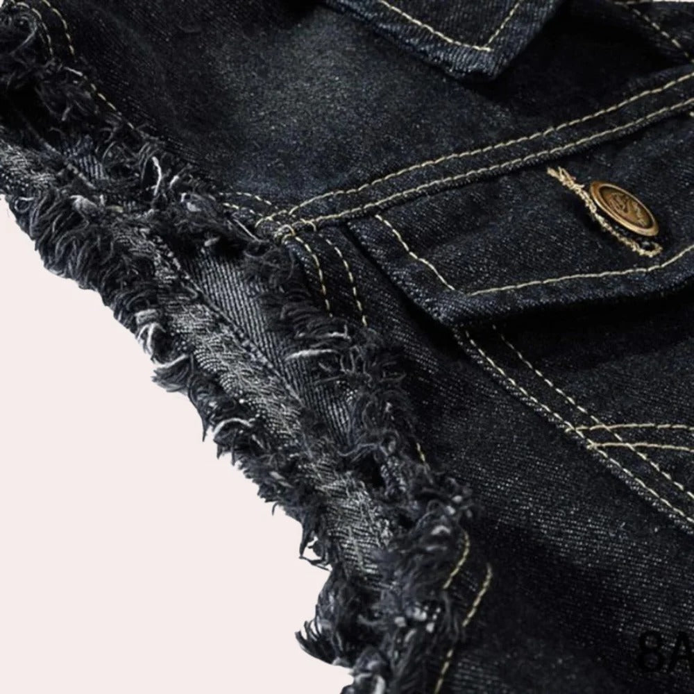 Classic Urban Denim Vest for Men
