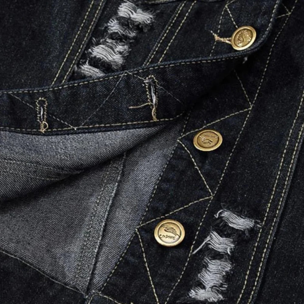 Classic Urban Denim Vest for Men