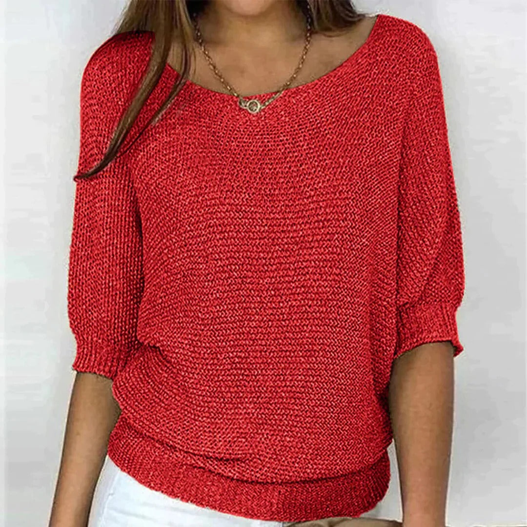 Chic and Cozy Knitwear Top