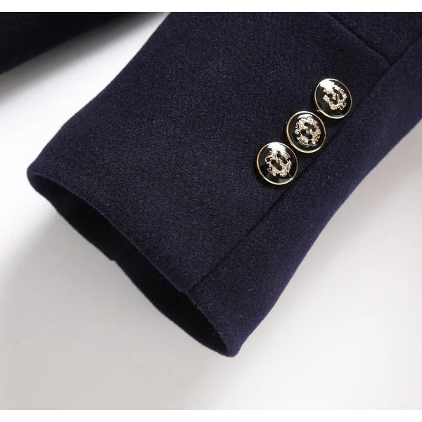 Sophisticated Wool Overcoat for Men