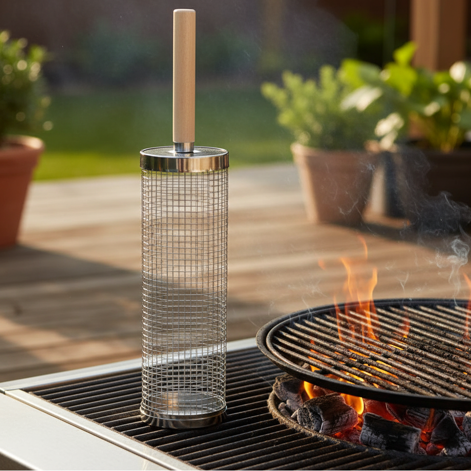 GrillMaster Pro – Versatile BBQ Basket for Perfect Flipping