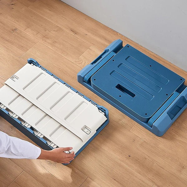 Versatile Collapsible Storage Box for Indoor and Outdoor Use