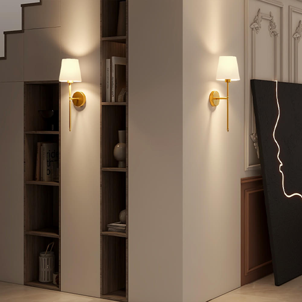 Chic Wireless Wall Sconces (SET OF 2 + 2 FREE BULBS)