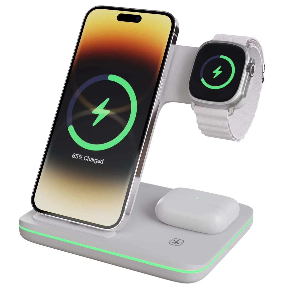 All-in-One Charging Station for iPhone, Watch, and AirPods
