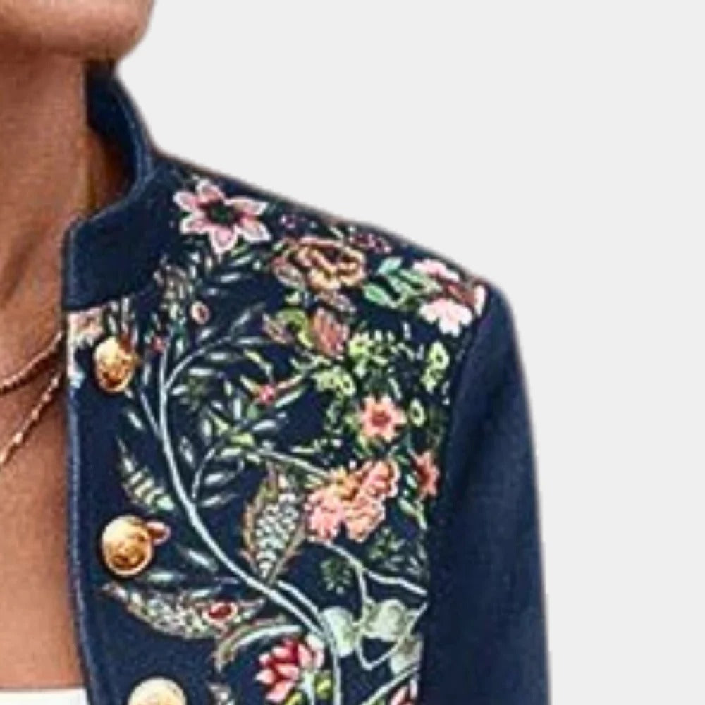 Chic Floral Jacket for Women