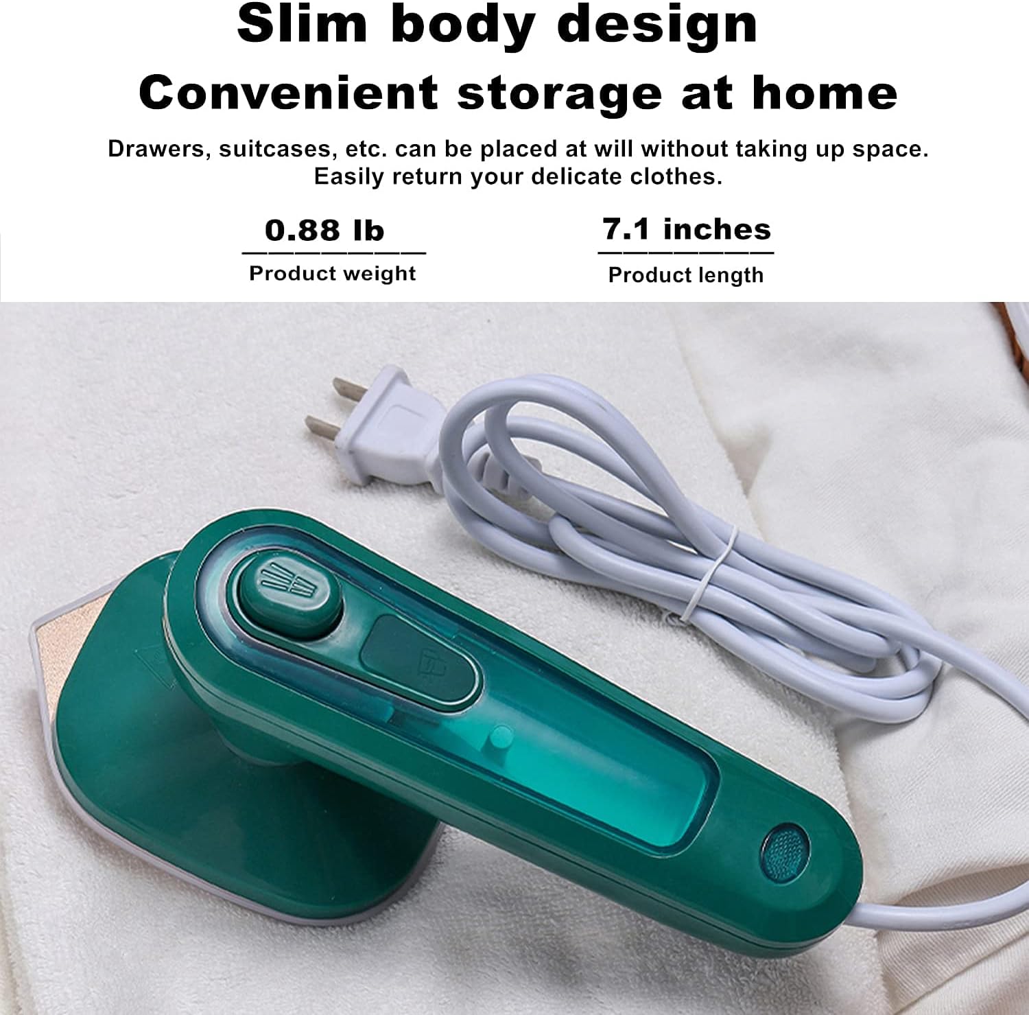 Travel-Ready Steam Iron for Effortless Wrinkle Removal