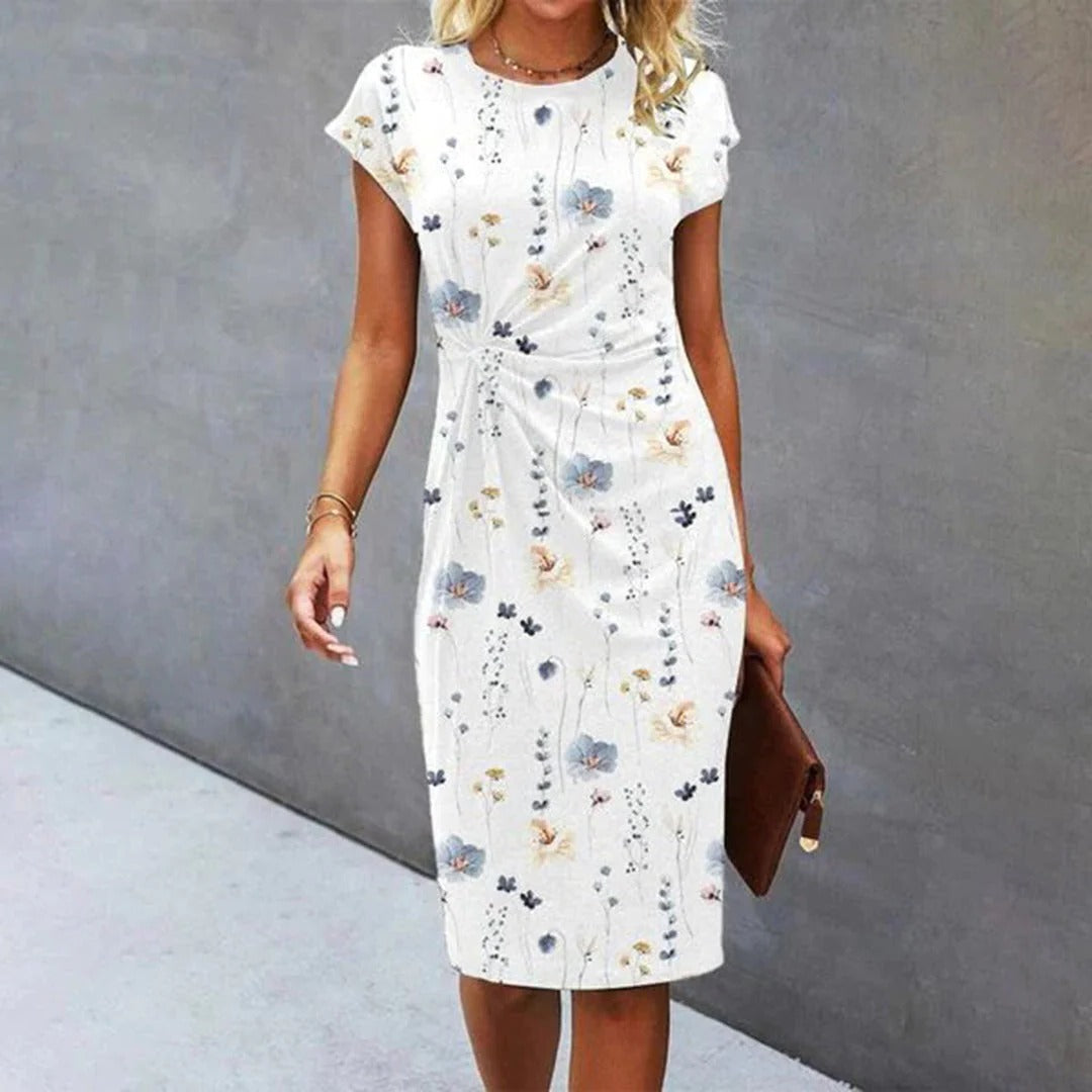 Chic Ankle-Length Short Sleeve Dress for Every Occasion