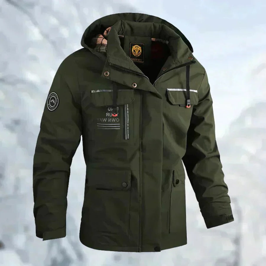 Men's Versatile Outdoor Jacket: Windproof & Waterproof