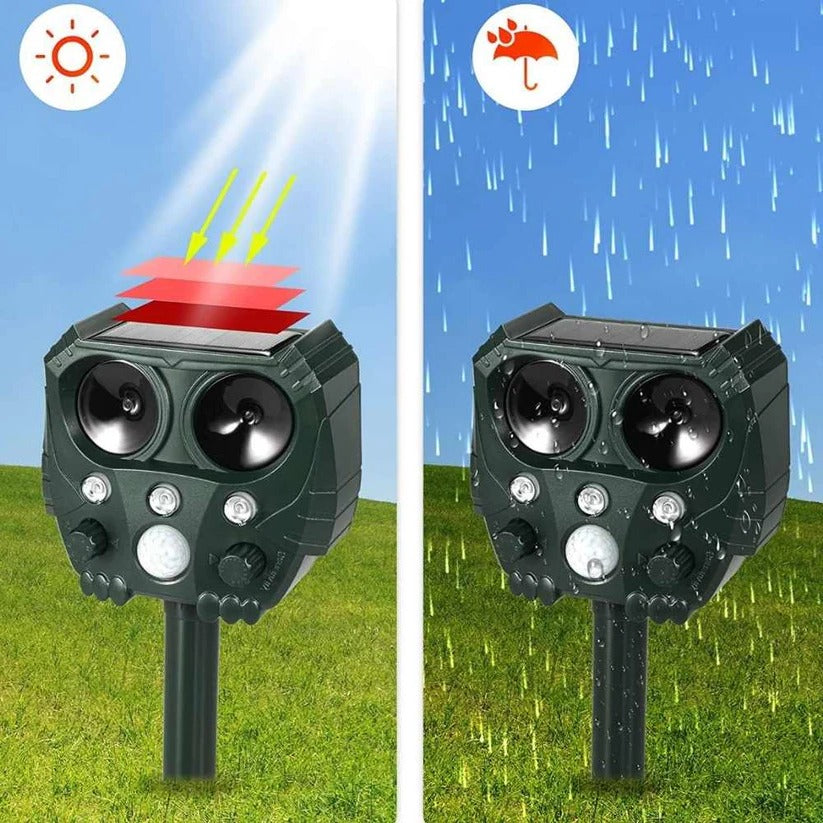 Eco-Friendly Motion-Activated Animal Deterrent Device