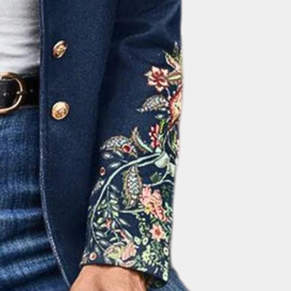 Chic Floral Jacket for Women