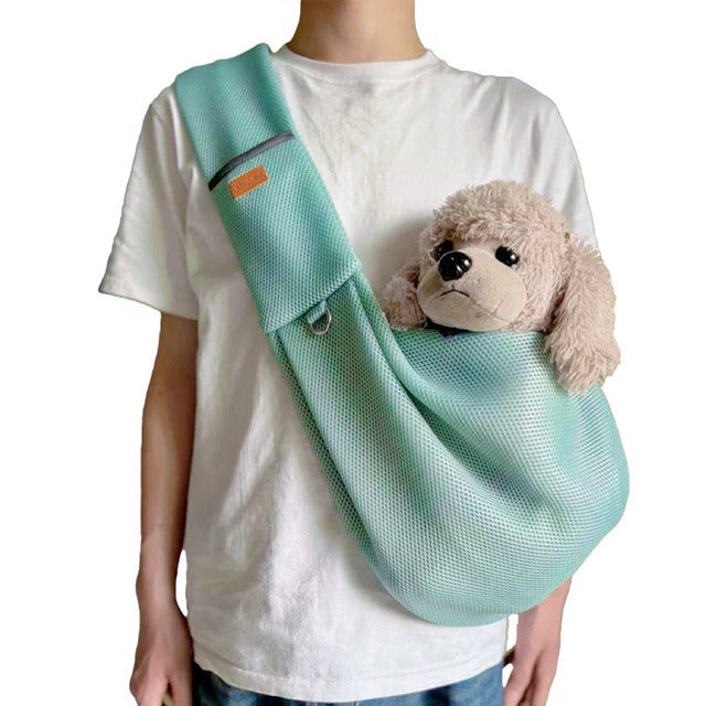 Comfortable Hands-Free Sling Bag for Small Dogs