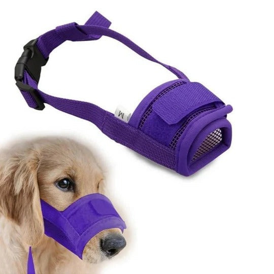 ComfortFit Adjustable Dog Muzzle – Breathable Mesh for Safe Handling