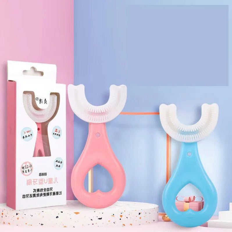 Child-Friendly 360-Degree Toothbrush for Easy Cleaning