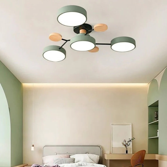 Stylish LED Ceiling Fixture - Branching Design for Modern Homes