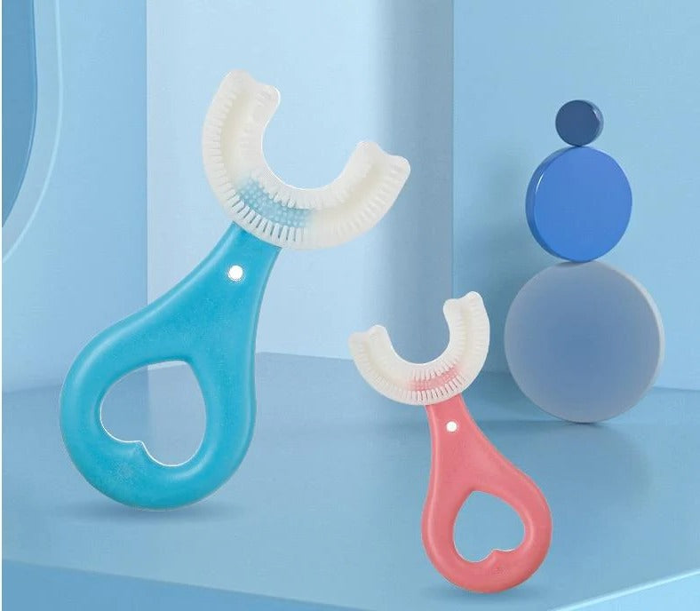 Child-Friendly 360-Degree Toothbrush for Easy Cleaning