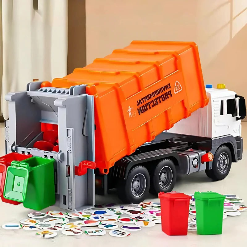 EcoHauler Interactive Trash Truck Toy – Lights, Sounds & Movement