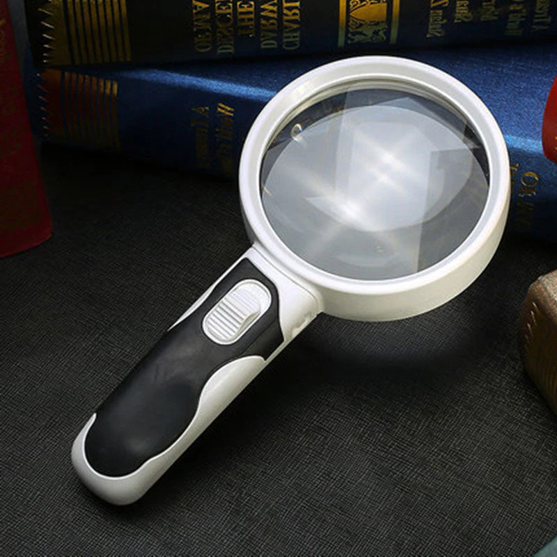 Illuminated Handheld Magnifier – Perfect for Reading Small Text