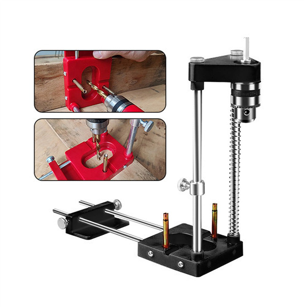 Precision Adjustable Drill Guide for Flawless Woodworking