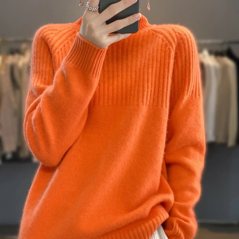 Luxurious Cashmere Turtleneck Sweater for Women