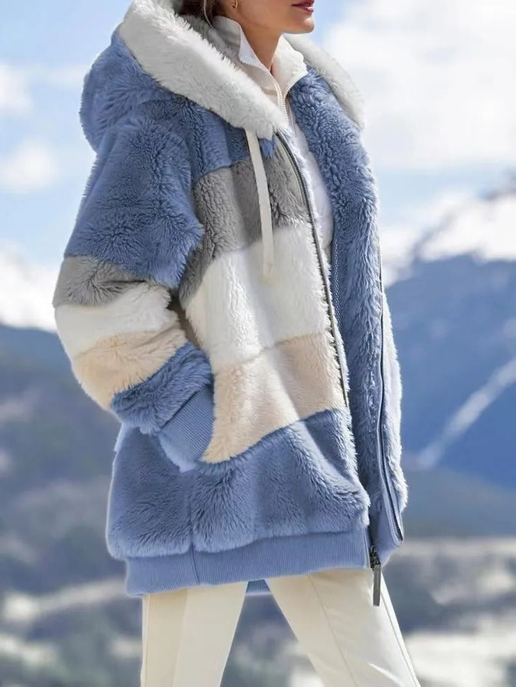 Chic Faux Fur Winter Coat for Ultimate Comfort