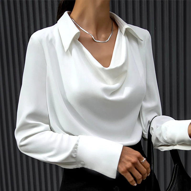 Chic Silk Top for Women - Effortlessly Elegant