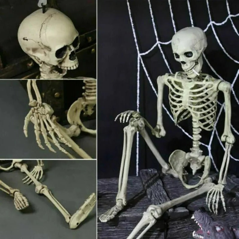 Flexible Halloween Skeleton Decoration for Spooky Displays