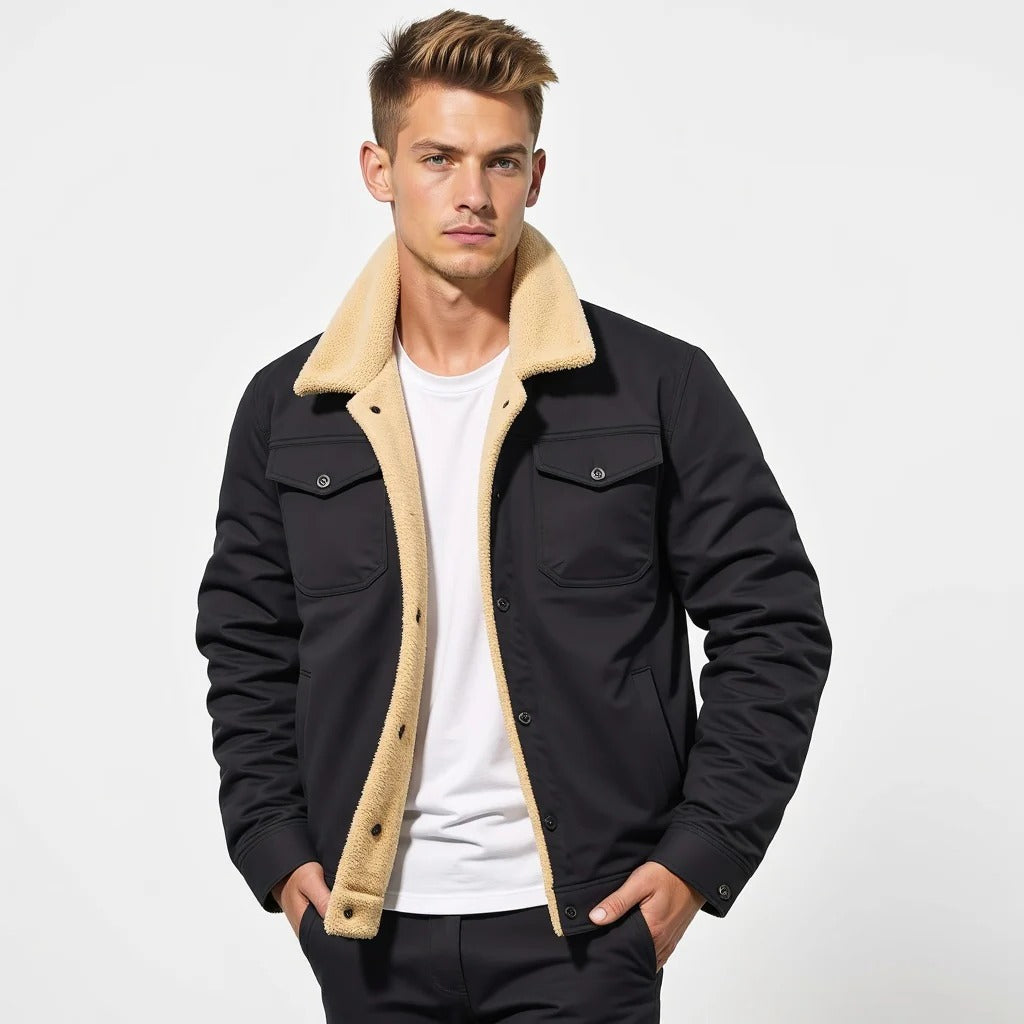 Classic Aviator Jacket for Men – Stylish Warmth This Winter
