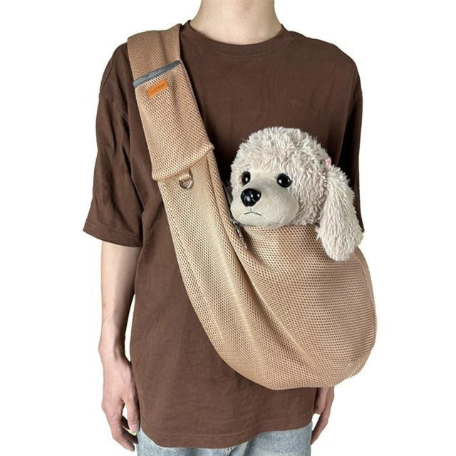 Comfortable Hands-Free Sling Bag for Small Dogs