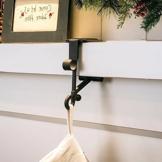 Elegant Mantle Stocking and Garland Holders