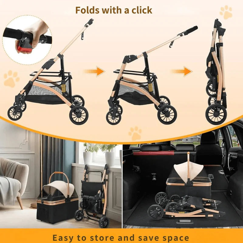 Versatile Pet Stroller & Transport Carrier