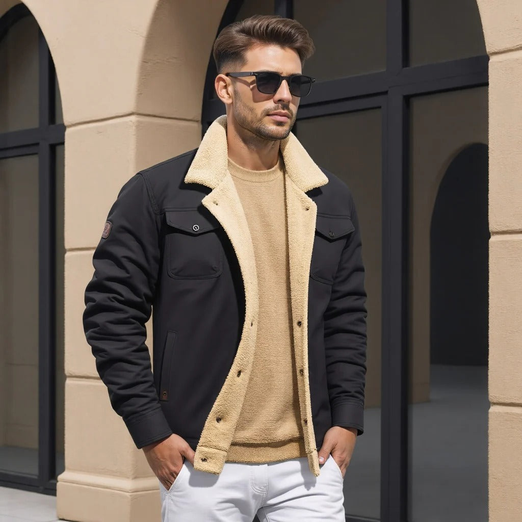 Classic Aviator Jacket for Men – Stylish Warmth This Winter