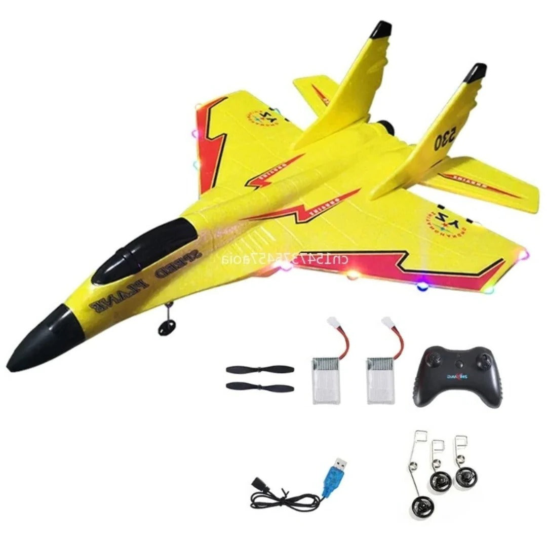 Robust Remote-Controlled Aircraft for Exciting Flight Adventures