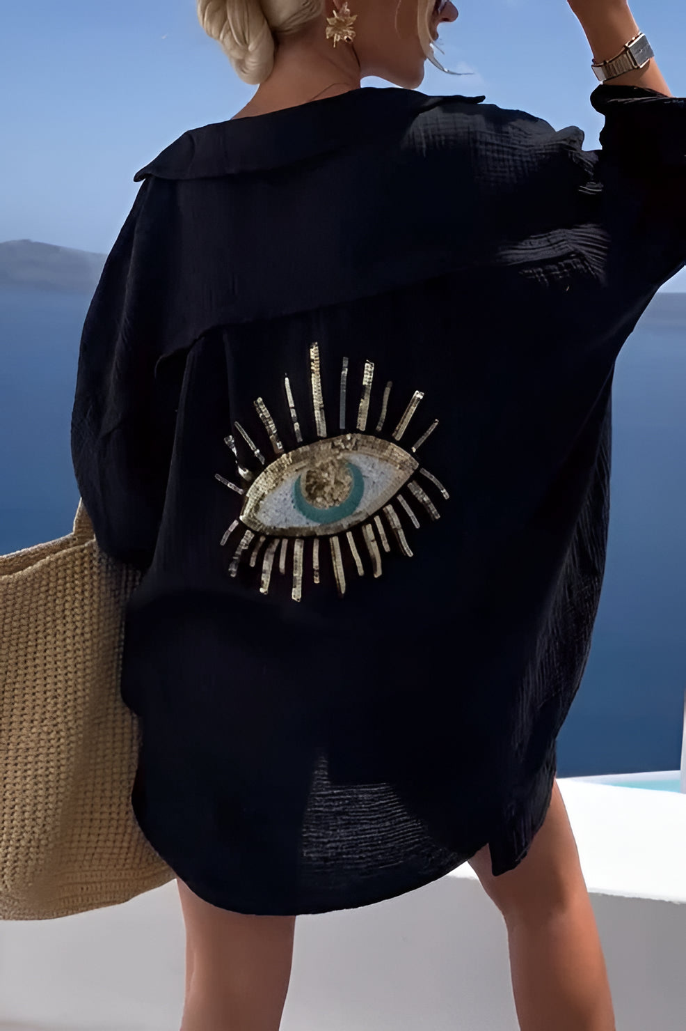 Glamour Vibe Top with Sparkling Beads