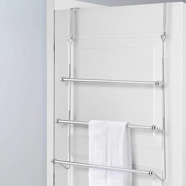 Space-Saving Over-Door Towel Organizer for Your Bathroom