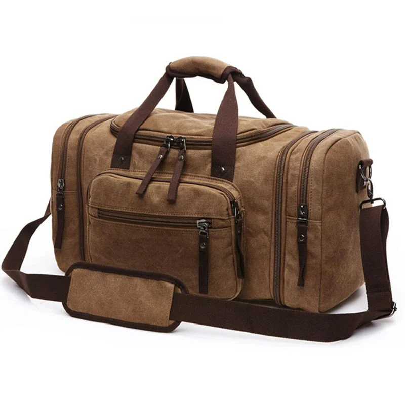 Spacious Canvas Adventure Duffel Bag
