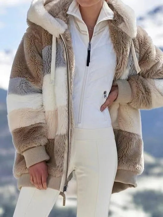 Chic Faux Fur Winter Coat for Ultimate Comfort