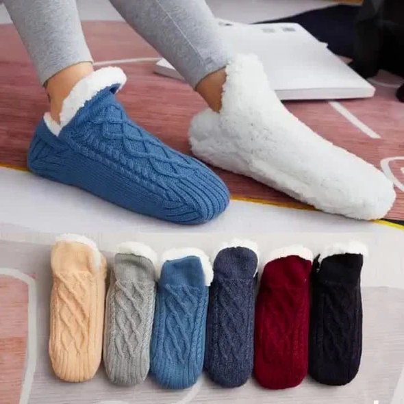 Cozy Non-Slip Thermal House Socks for Winter Comfort
