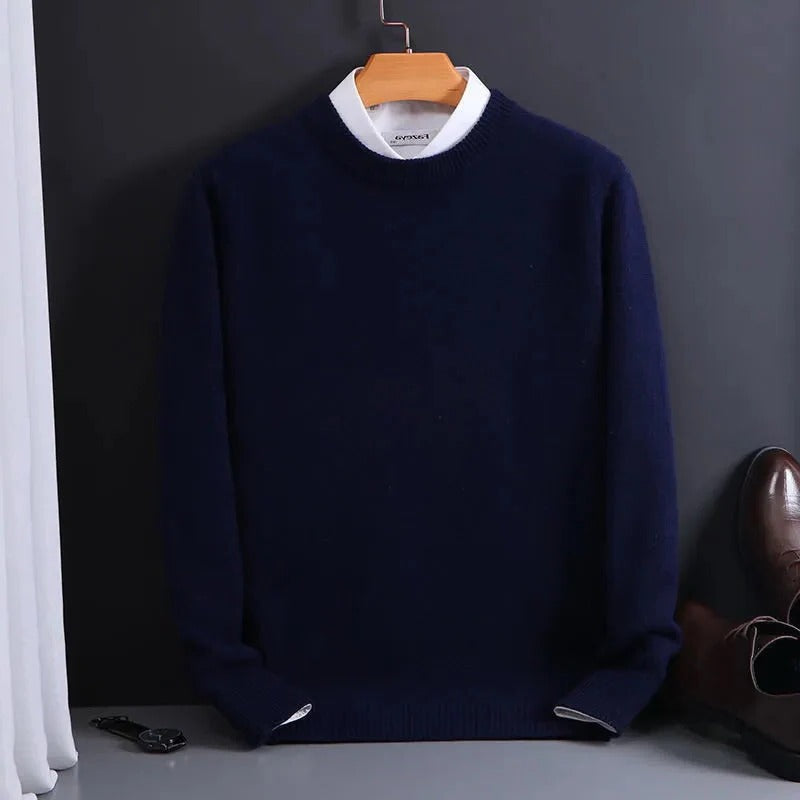 Luxurious Men's Cashmere-Blend Sweater