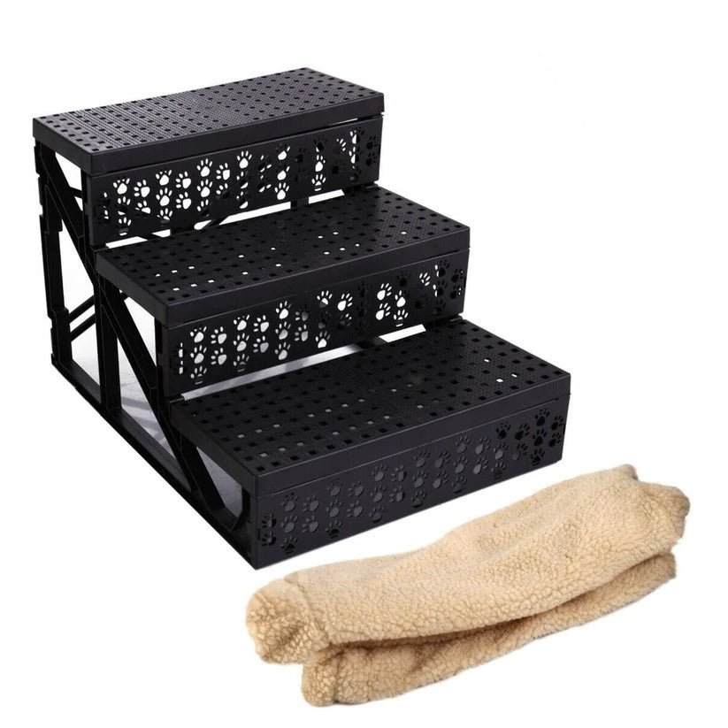 Compact Pet Steps for Easy Access to High Spaces