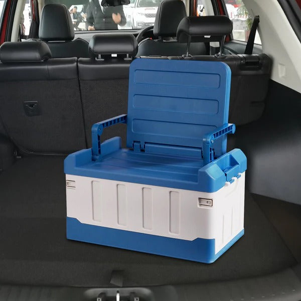 Versatile Collapsible Storage Box for Indoor and Outdoor Use