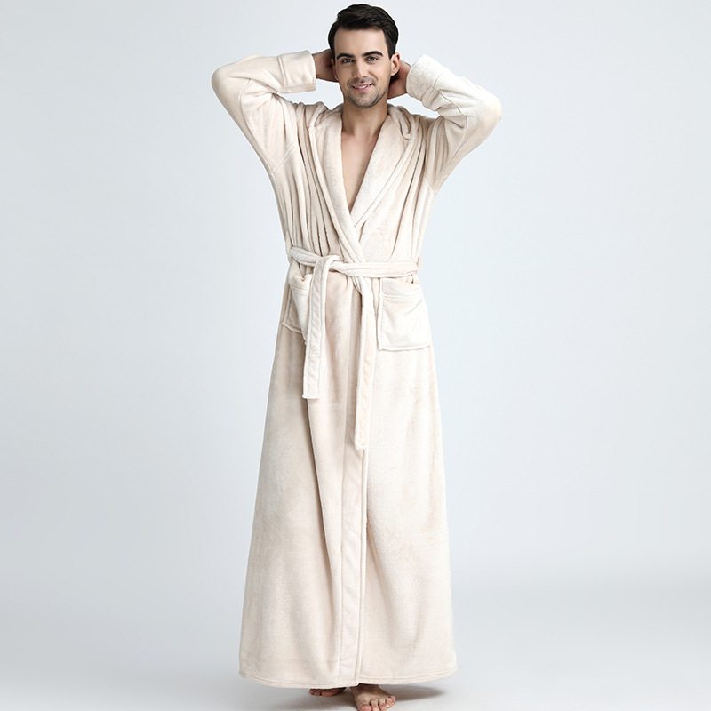 Cozy Men's Hooded Bathrobe – Ultimate Comfort for Relaxation