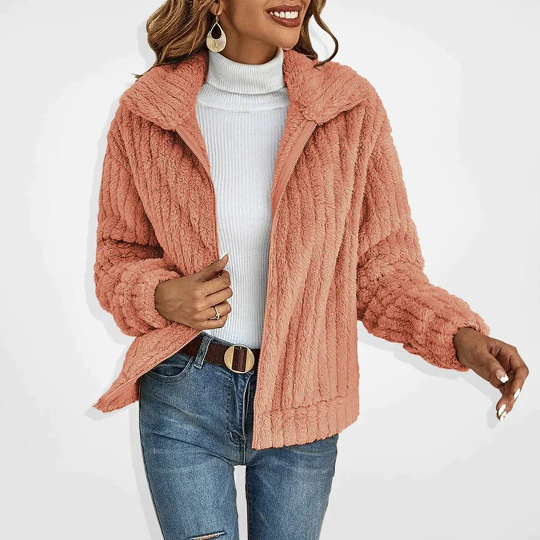 Chic Long Fleece Cardigan for Effortless Style