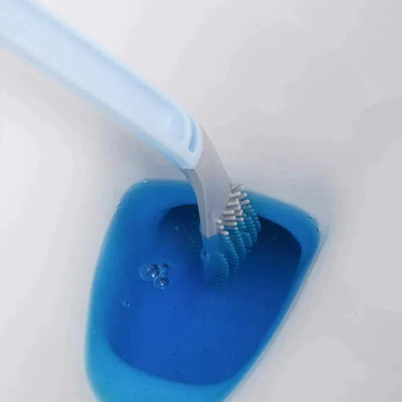 Automatic Rinse Toilet Cleaning Brush