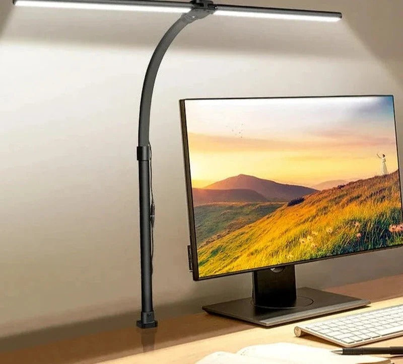 VersaGlow Dual-Head LED Workspace Lamp