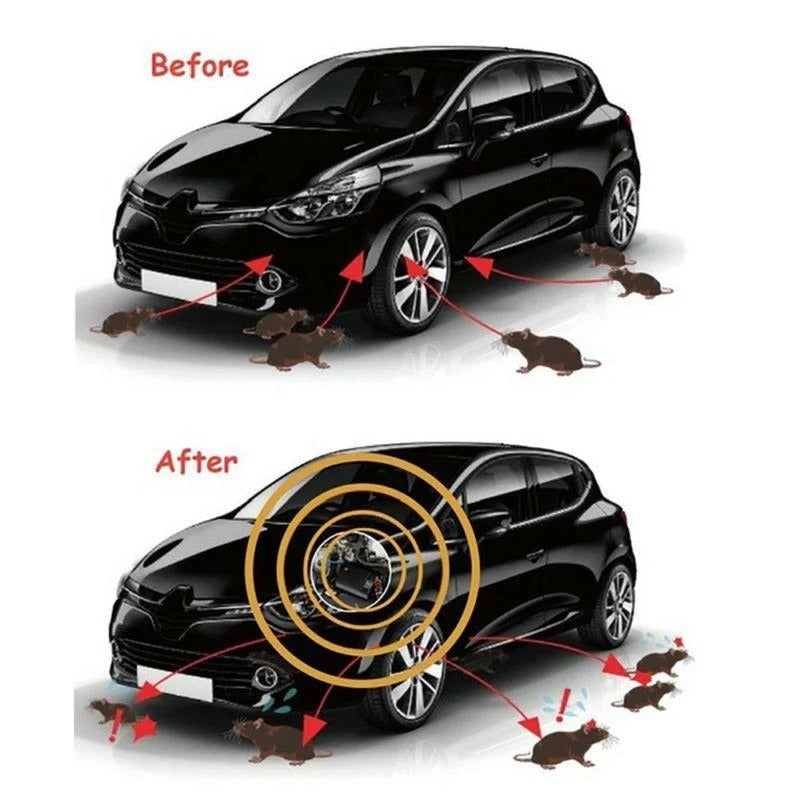 Ultrasonic Animal Deterrent for Vehicles