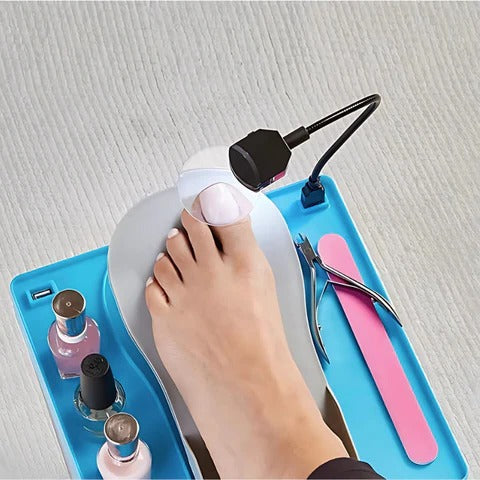 Versatile Foot Care Station with LED Magnification