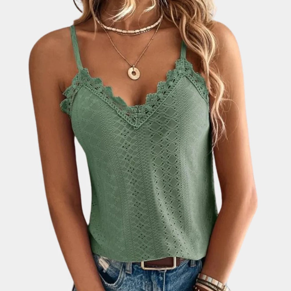 Chic V-Neck Summer Blouse for Women