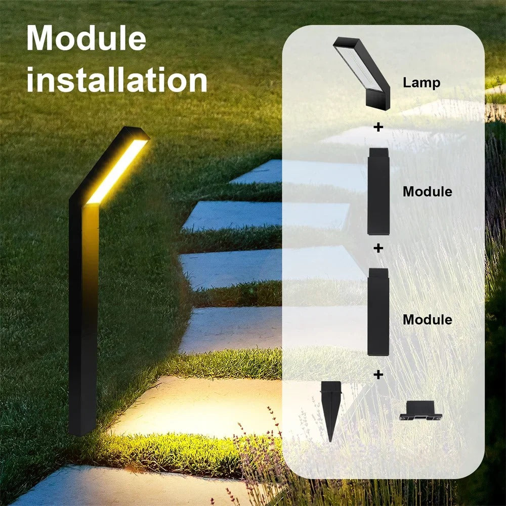 Eco-Friendly Solar Garden Lights with Adjustable Modes